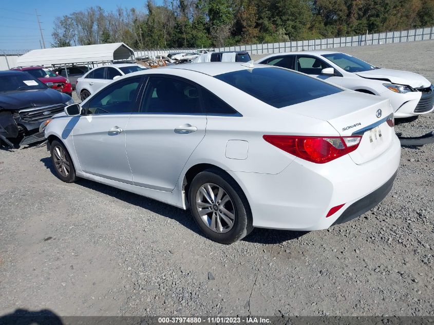 2014 Hyundai Sonata Gls VIN: 5NPEB4AC4EH841538 Lot: 37974880