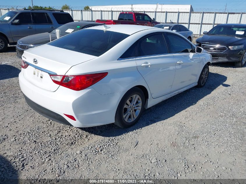 2014 Hyundai Sonata Gls VIN: 5NPEB4AC4EH841538 Lot: 37974880