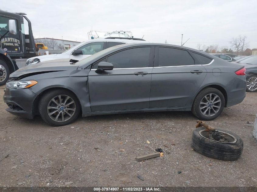 2017 Ford Fusion Se VIN: 3FA6P0HD3HR236589 Lot: 37974907