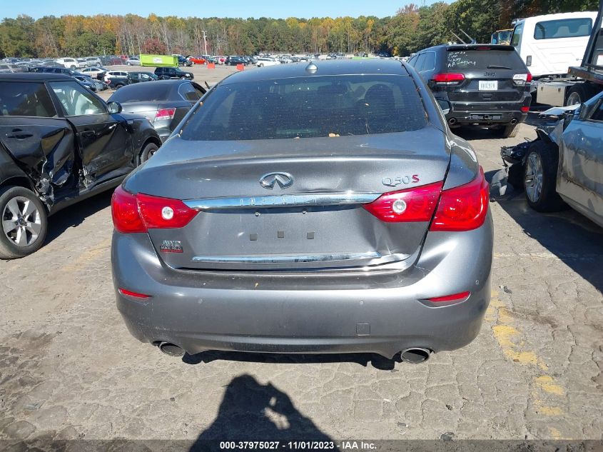 2015 Infiniti Q50 Sport VIN: JN1BV7ARXFM396099 Lot: 37975027