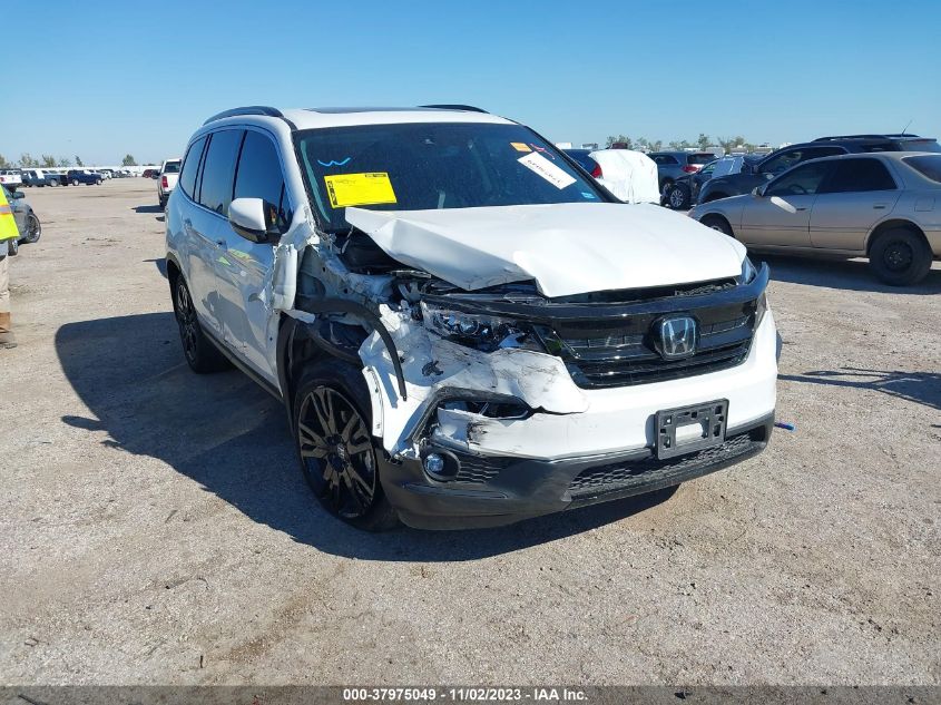 2022 Honda Pilot Se VIN: 5FNYF5H23NB001642 Lot: 45698114