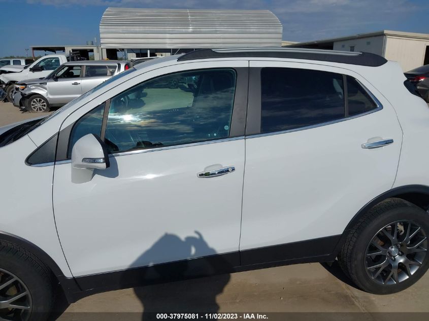 2019 Buick Encore Awd Sport Touring VIN: KL4CJ2SB0KB730495 Lot: 37975081