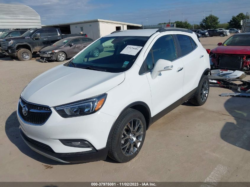 2019 Buick Encore Awd Sport Touring VIN: KL4CJ2SB0KB730495 Lot: 37975081