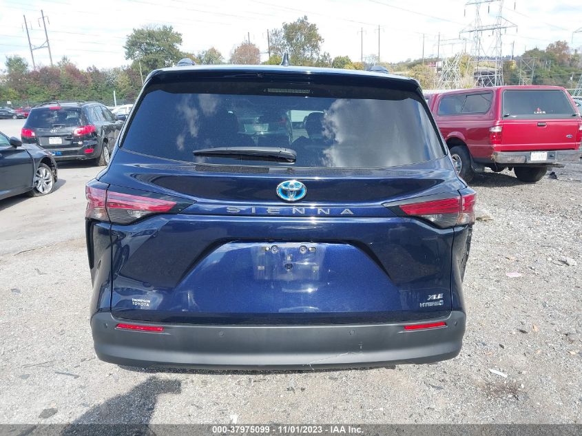 2021 Toyota Sienna Xle VIN: 5TDJRKEC3MS013420 Lot: 37975099