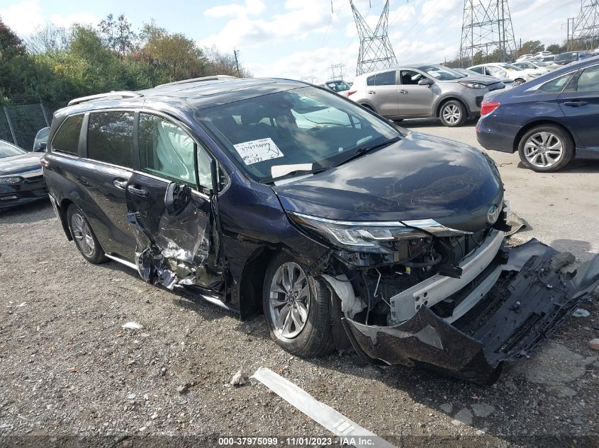 2021 Toyota Sienna Xle VIN: 5TDJRKEC3MS013420 Lot: 37975099