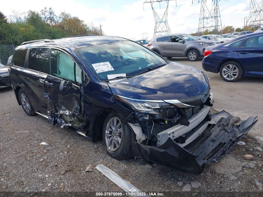 2021 Toyota Sienna Xle VIN: 5TDJRKEC3MS013420 Lot: 37975099