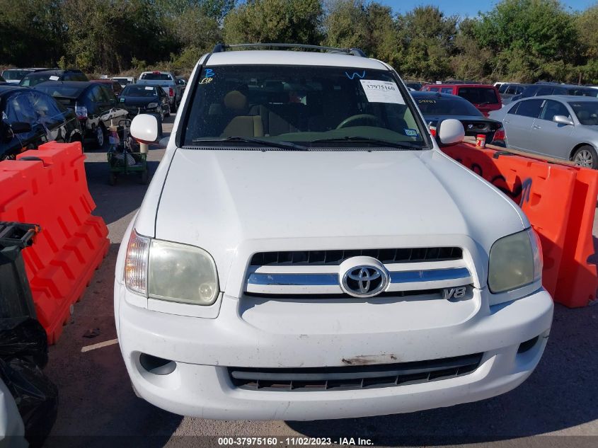 2005 Toyota Sequoia Sr5 V8 VIN: 5TDZT34A45S247013 Lot: 37975160