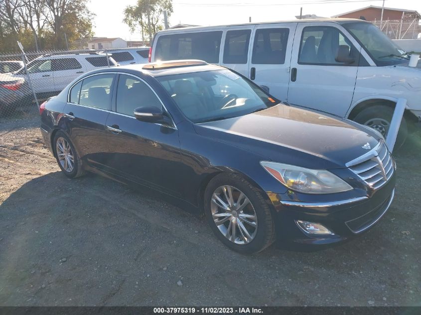 2012 Hyundai Genesis 3.8L VIN: KMHGC4DD6CU199137 Lot: 37975319