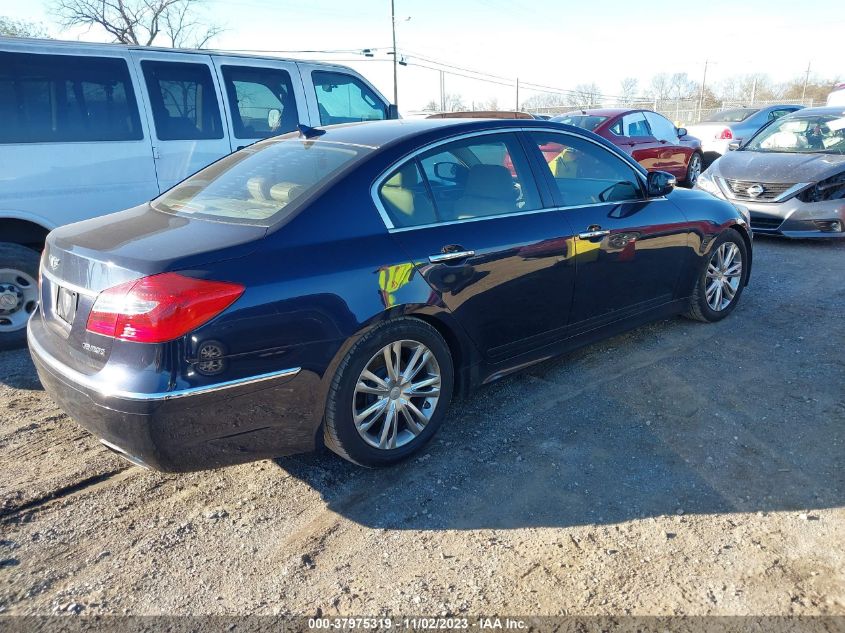 2012 Hyundai Genesis 3.8L VIN: KMHGC4DD6CU199137 Lot: 37975319