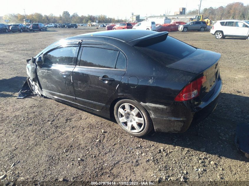 2008 Honda Civic Lx VIN: 1HGFA165X8L052599 Lot: 37975414