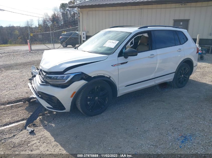 2022 Volkswagen Tiguan 2.0T Se R-Line Black VIN: 3VVCB7AXXNM148058 Lot: 37975669