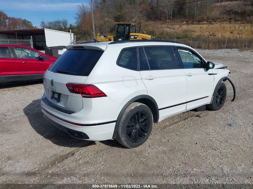 2022 Volkswagen Tiguan 2.0T Se R-Line Black VIN: 3VVCB7AXXNM148058 Lot: 37975669