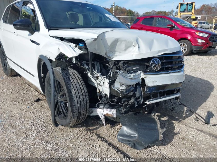 2022 Volkswagen Tiguan 2.0T Se R-Line Black VIN: 3VVCB7AXXNM148058 Lot: 37975669