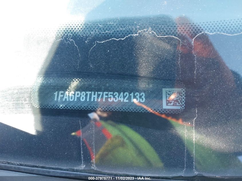 2015 Ford Mustang Ecoboost VIN: 1FA6P8TH7F5342133 Lot: 37975771