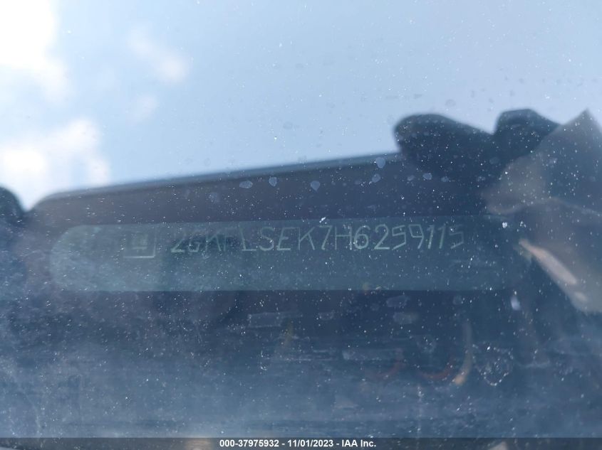 2017 GMC Terrain Sle-1 VIN: 2GKFLSEK7H6259115 Lot: 37975932