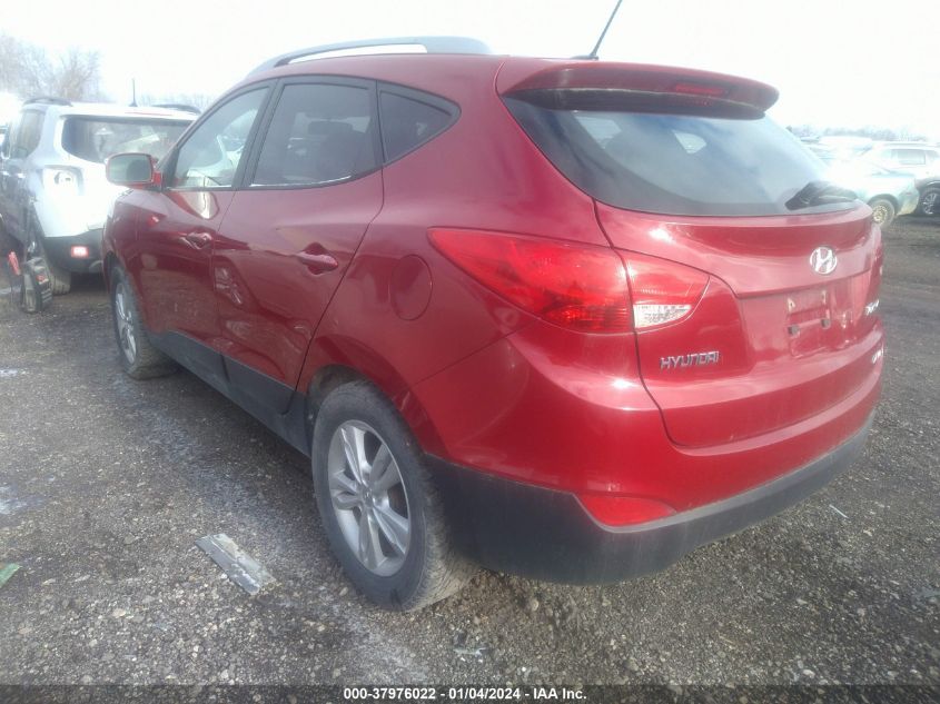 2013 Hyundai Tucson Gls VIN: KM8JUCAC5DU624275 Lot: 37976022