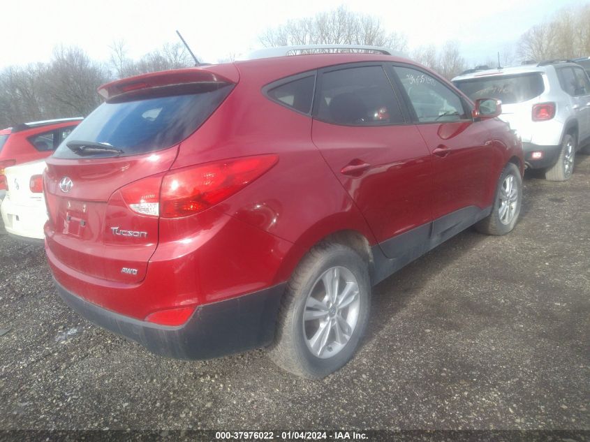 2013 Hyundai Tucson Gls VIN: KM8JUCAC5DU624275 Lot: 37976022