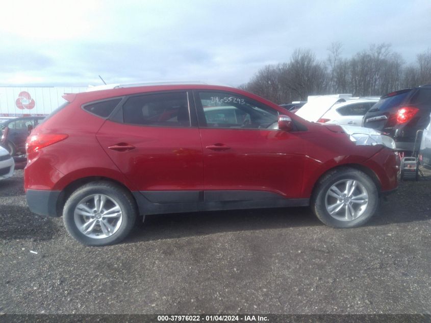 2013 Hyundai Tucson Gls VIN: KM8JUCAC5DU624275 Lot: 37976022