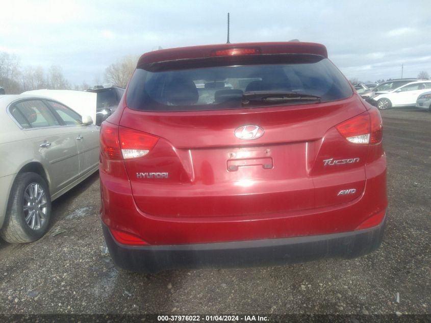 2013 Hyundai Tucson Gls VIN: KM8JUCAC5DU624275 Lot: 37976022