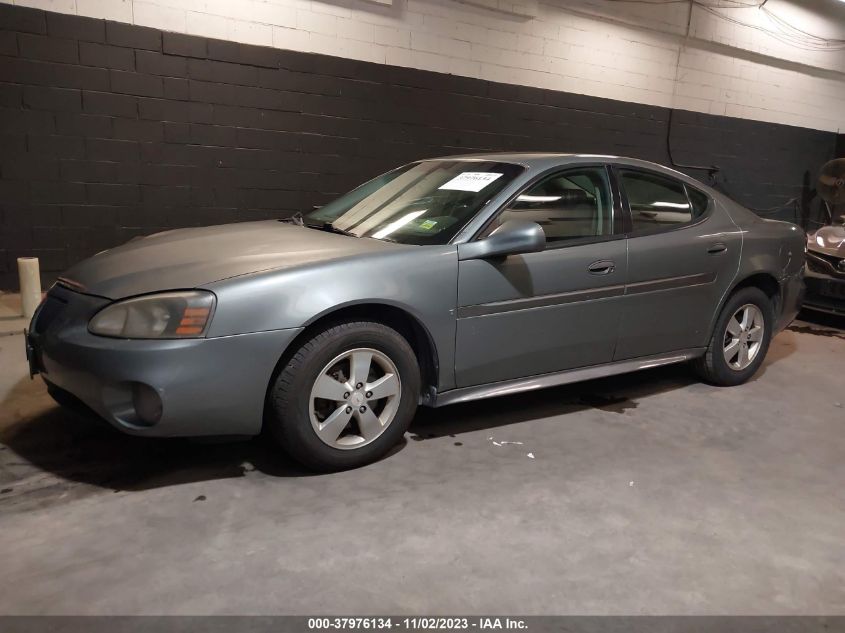 2008 Pontiac Grand Prix VIN: 2G2WP552481130834 Lot: 37976134