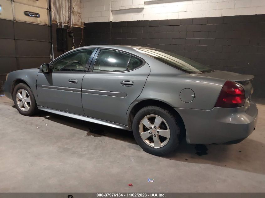 2008 Pontiac Grand Prix VIN: 2G2WP552481130834 Lot: 37976134