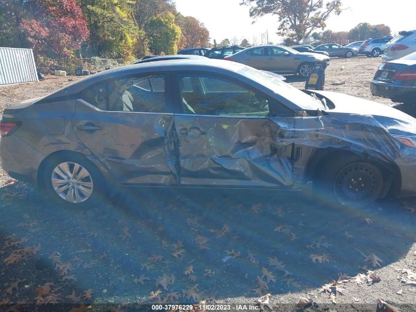 2020 Nissan Sentra S Xtronic Cvt VIN: 3N1AB8BV6LY295771 Lot: 37976229