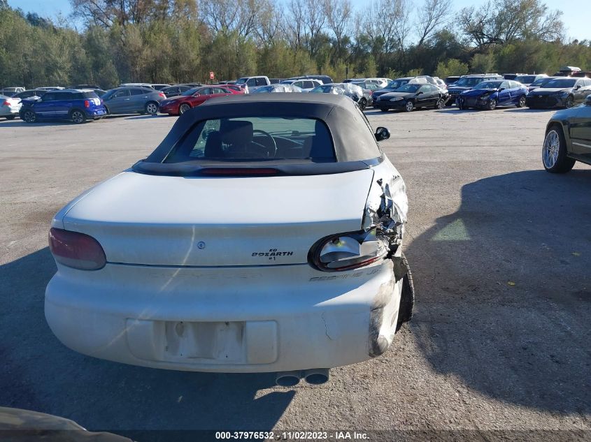 1999 Chrysler Sebring Jx VIN: 3C3EL45H6XT572713 Lot: 37976532