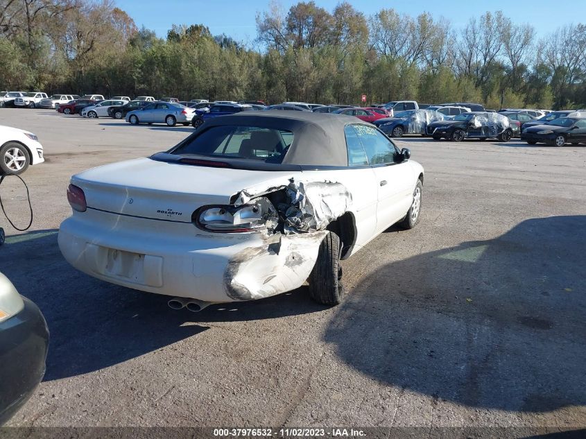 1999 Chrysler Sebring Jx VIN: 3C3EL45H6XT572713 Lot: 37976532