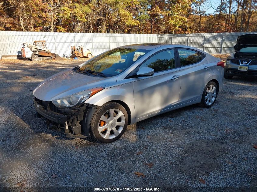 2013 Hyundai Elantra Limited (Ulsan Plant) VIN: KMHDH4AE4DU759790 Lot: 37976570