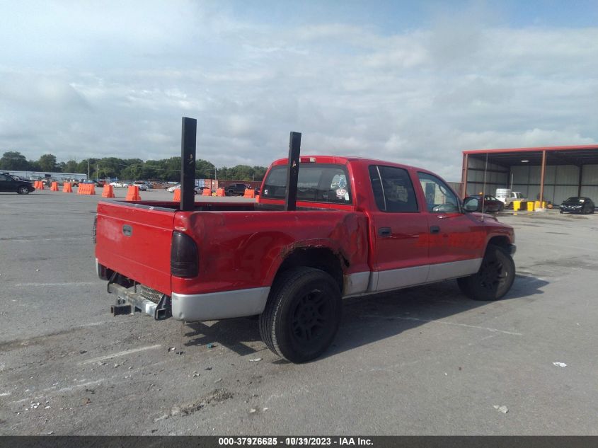 2004 Dodge Dakota Slt VIN: 1D7HL48N54S739267 Lot: 37976625