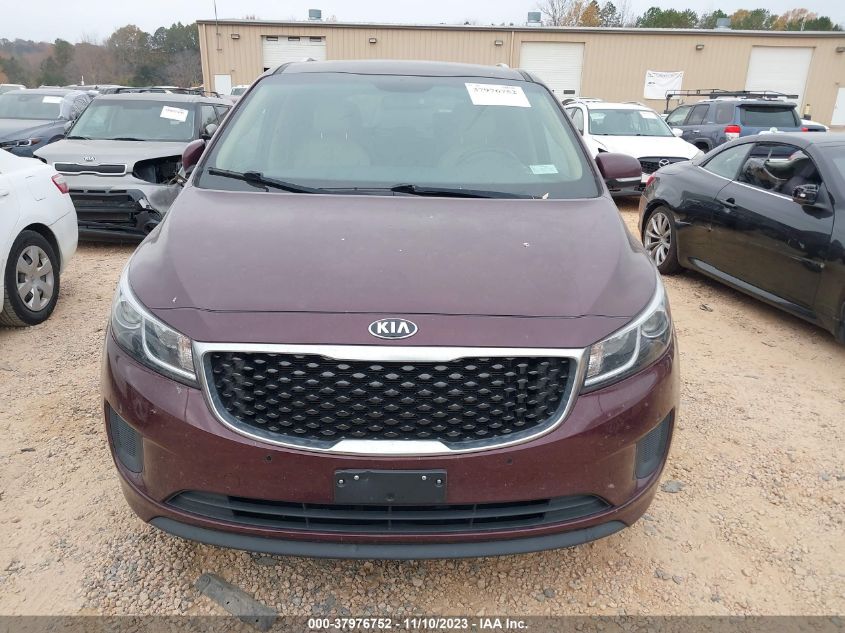 2017 Kia Sedona Lx VIN: KNDMB5C17H6268016 Lot: 37976752