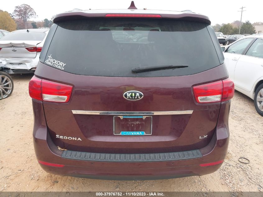 2017 Kia Sedona Lx VIN: KNDMB5C17H6268016 Lot: 37976752