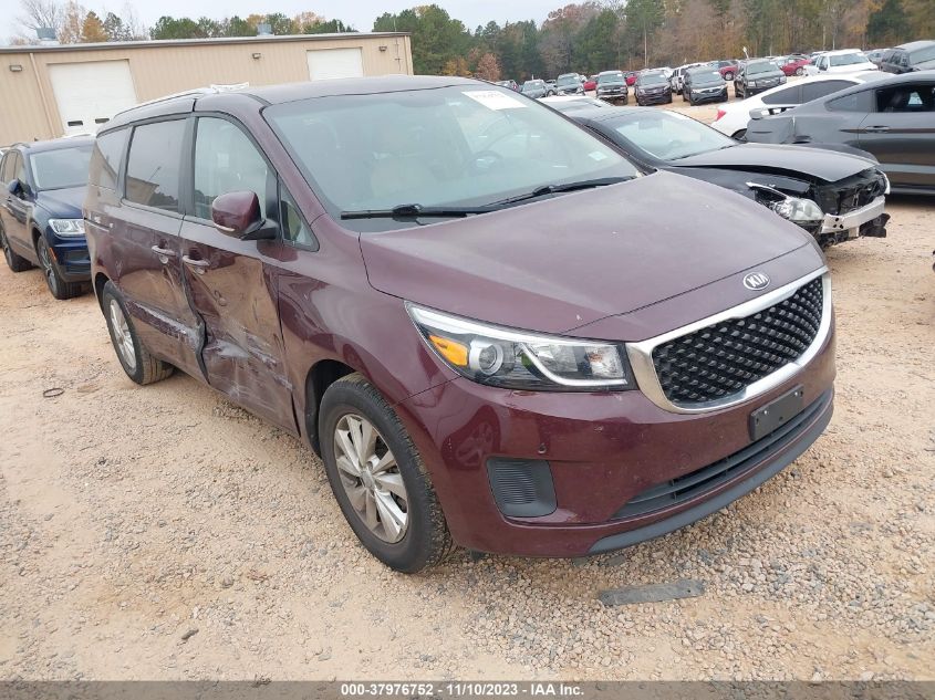 2017 Kia Sedona Lx VIN: KNDMB5C17H6268016 Lot: 37976752