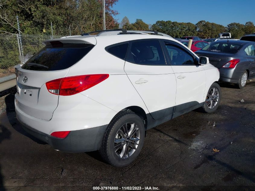 2014 Hyundai Tucson Se VIN: KM8JU3AG6EU926839 Lot: 37976880