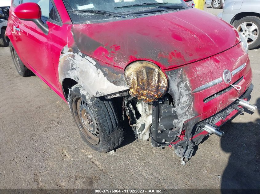 2013 Fiat 500C Pop VIN: 3C3CFFDR1DT688837 Lot: 37976904