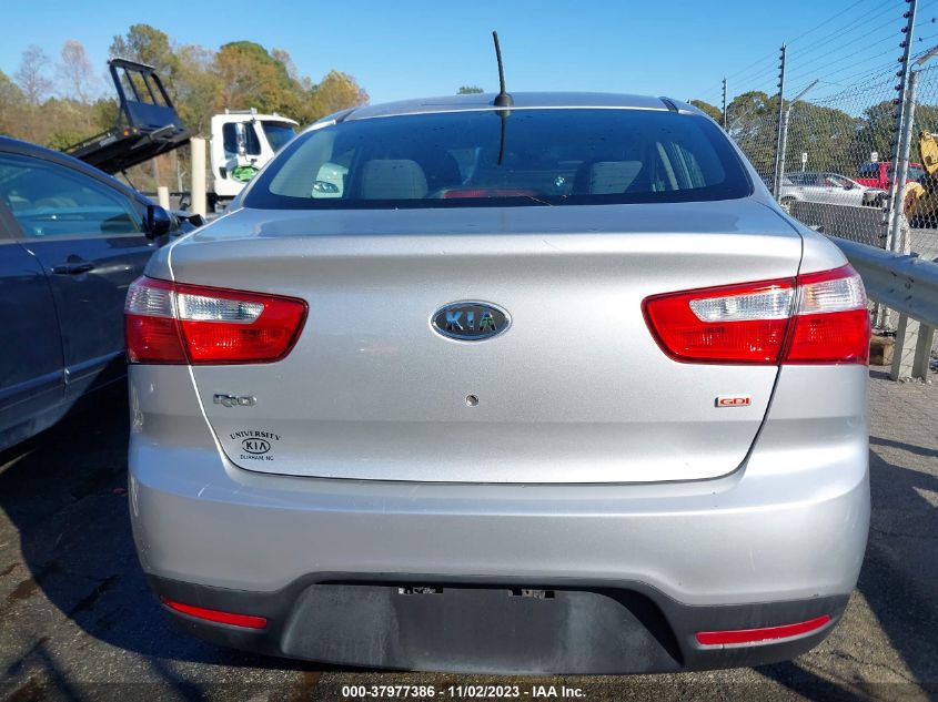 2013 Kia Rio Lx VIN: KNADM4A32D6120727 Lot: 37977386