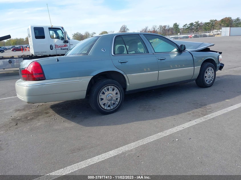 2005 Mercury Grand Marquis Gs VIN: 2MEFM74W85X608510 Lot: 37977413