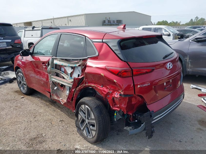 2023 Hyundai Kona Electric Sel VIN: KM8K33AG6PU192911 Lot: 37977500