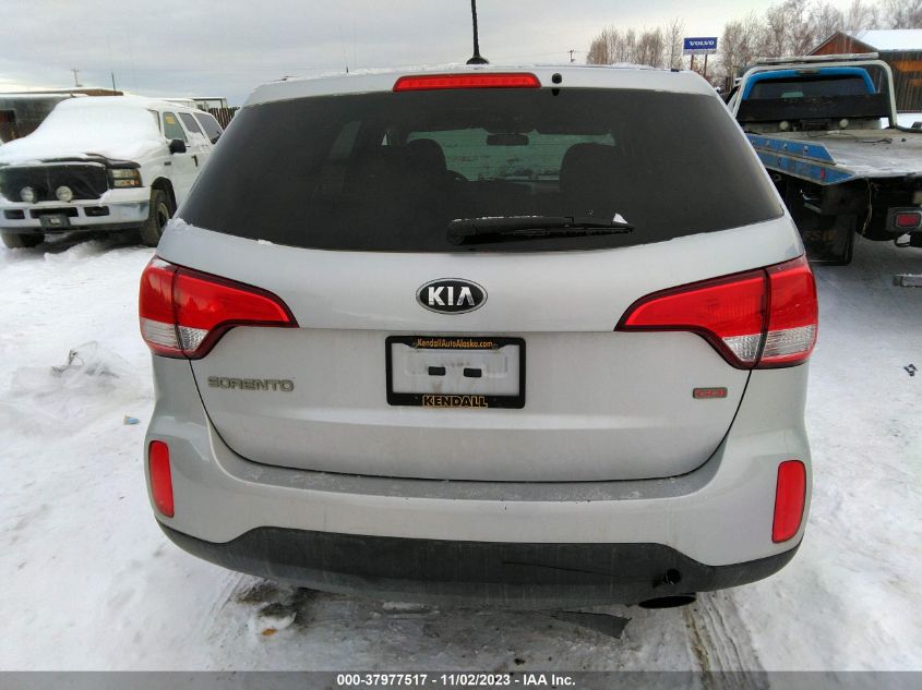 2015 Kia Sorento Lx VIN: 5XYKTCA67FG614308 Lot: 37977517