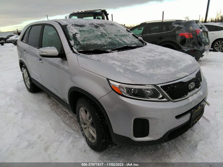 2015 Kia Sorento Lx VIN: 5XYKTCA67FG614308 Lot: 37977517