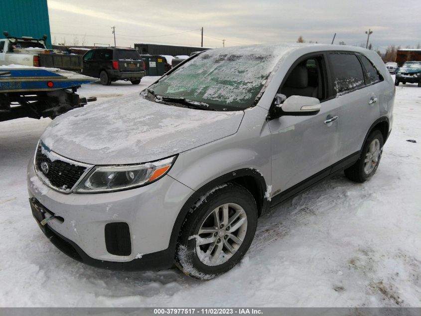 2015 Kia Sorento Lx VIN: 5XYKTCA67FG614308 Lot: 37977517