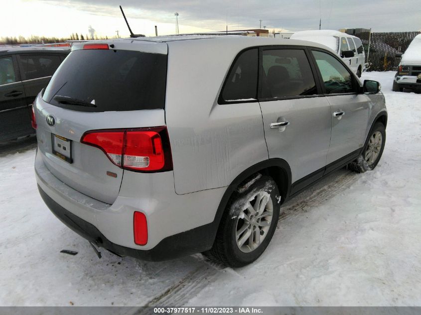 2015 Kia Sorento Lx VIN: 5XYKTCA67FG614308 Lot: 37977517