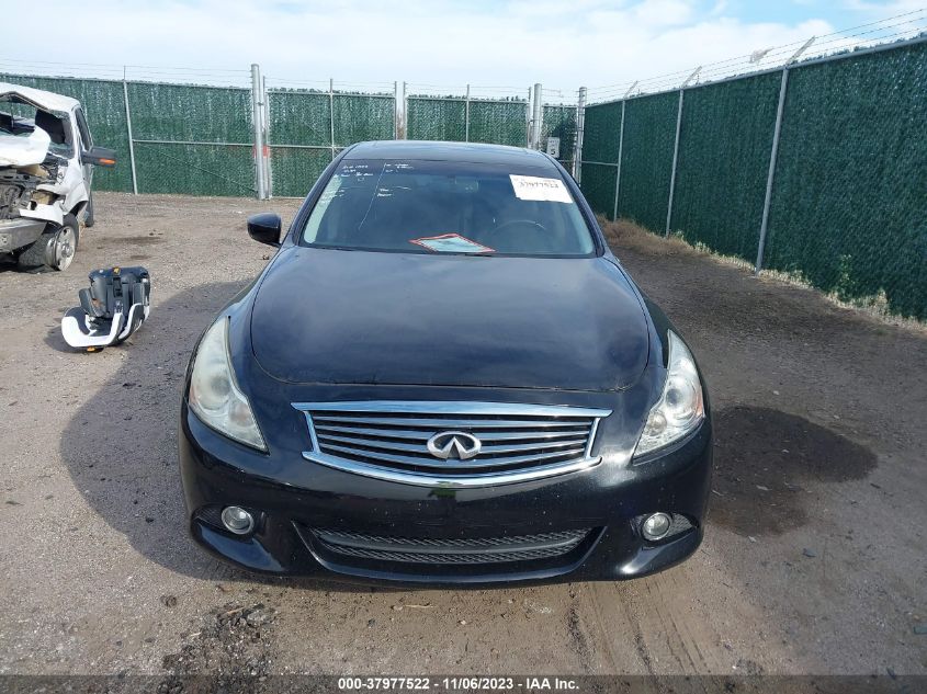 2012 Infiniti G25X VIN: JN1DV6AR1CM731555 Lot: 37977522