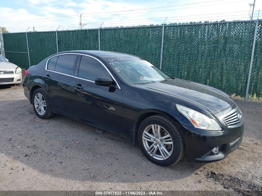 2012 Infiniti G25X VIN: JN1DV6AR1CM731555 Lot: 37977522