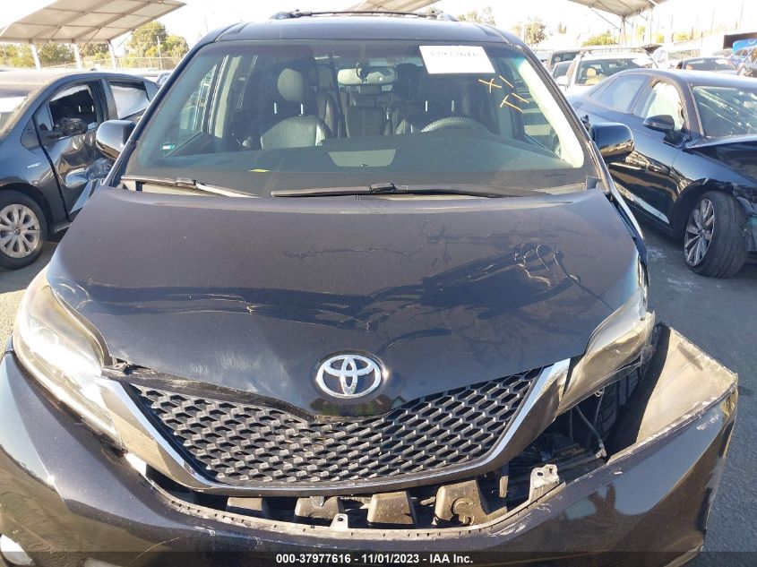 2015 Toyota Sienna Sport VIN: 5TDXK3DC9FS609284 Lot: 37977616