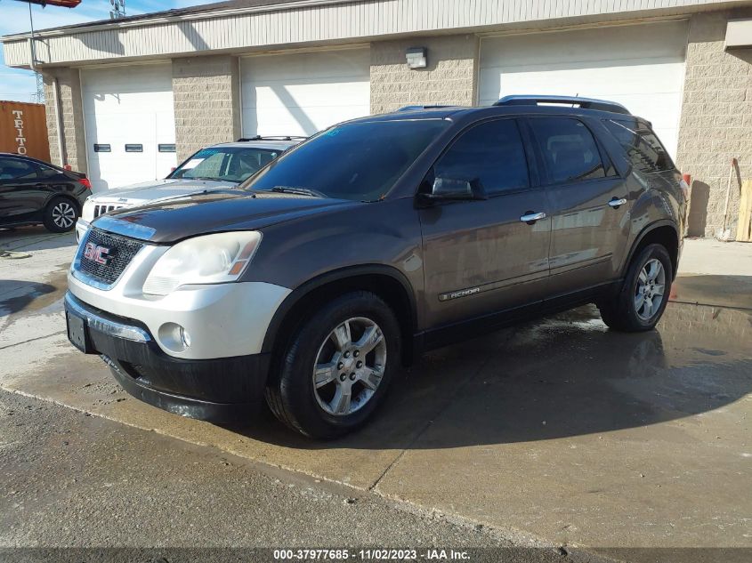 2007 GMC Acadia Sle VIN: 1GKEV13737J130031 Lot: 37977685