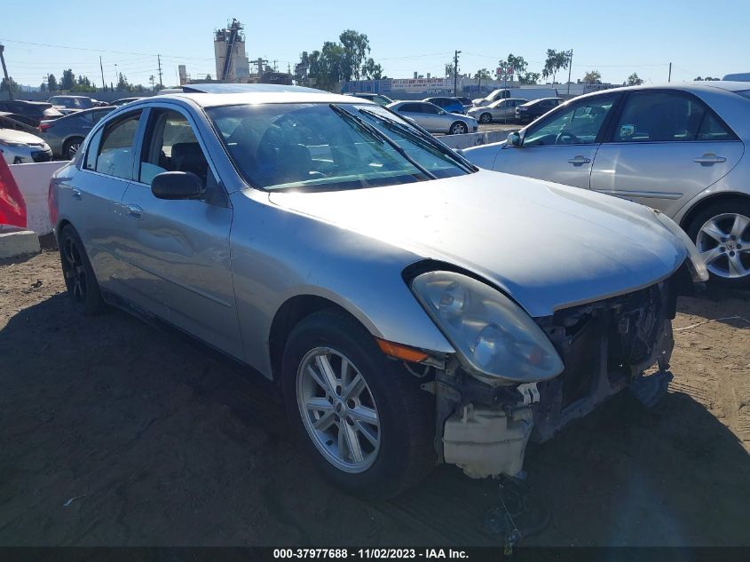 2003 Infiniti G35 Luxury (A5) VIN: JNKCV51EX3M006115 Lot: 37977688