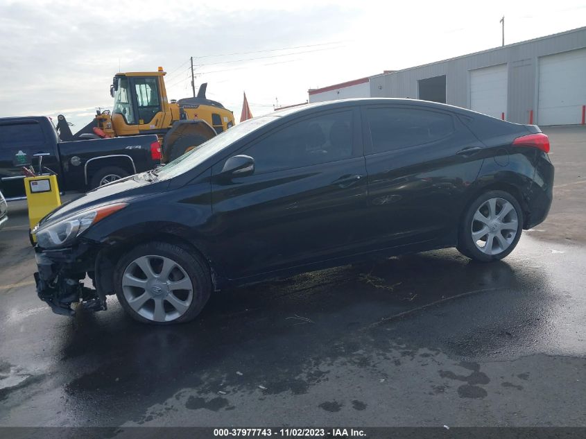 2012 Hyundai Elantra Limited VIN: 5NPDH4AE6CH092623 Lot: 37977743