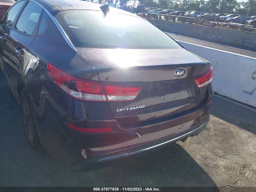 2020 Kia Optima Lx VIN: 5XXGT4L3XLG392488 Lot: 37977839