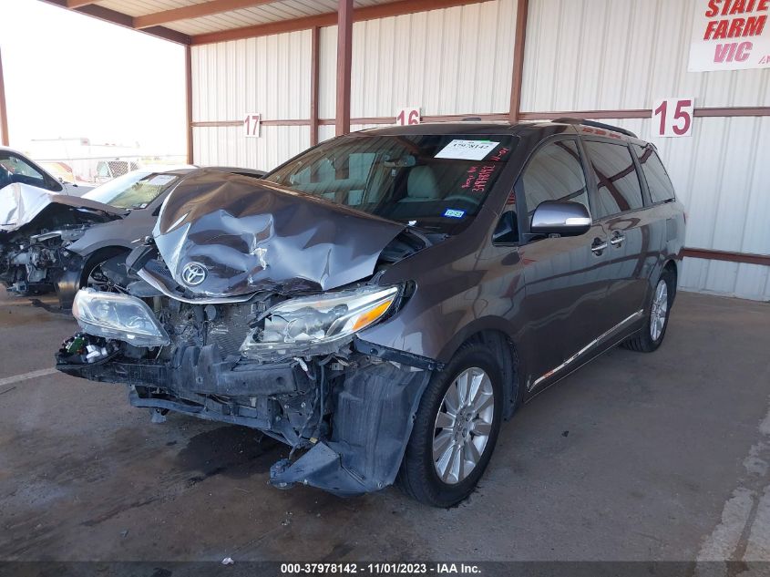 2016 Toyota Sienna Limited Premium 7 VIN: 5TDYK3DC6GS750626 Lot: 37978142